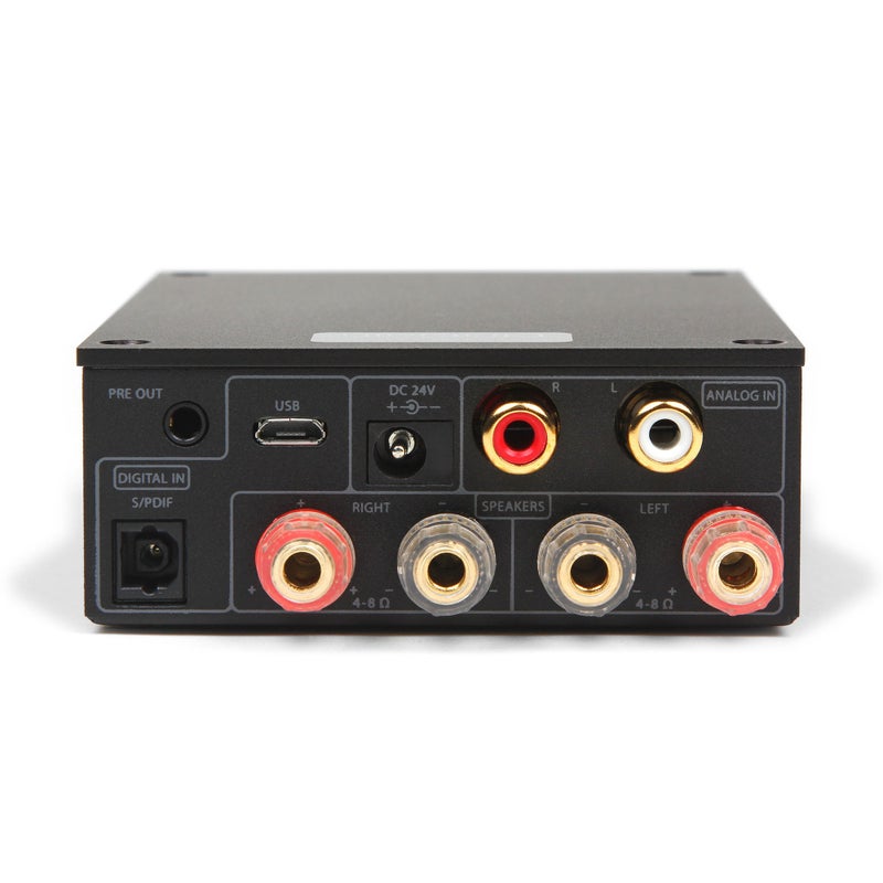 Micca OriGain Compact Stereo Integrated Amplifier and DAC, 50W x 2, 96kHz/24-Bit, USB and Optical S/PDIF (Black) - Image 2